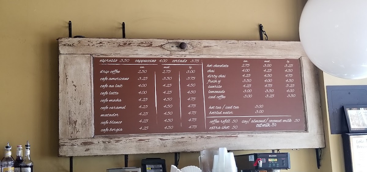 Lola Coffee Menu - Image 5